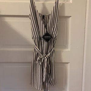 Zaful Striped Romper